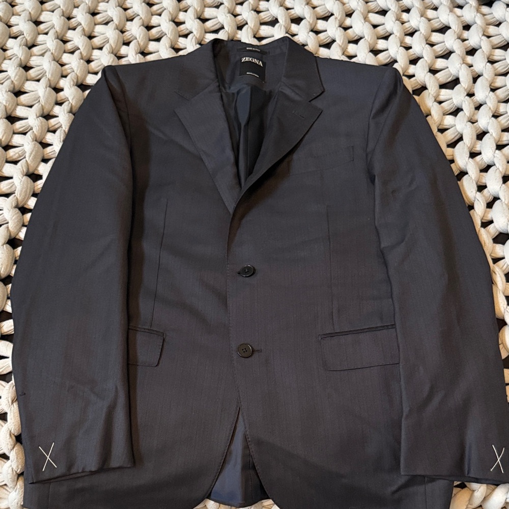 Zegna Classic Navy blue Blazer for Men